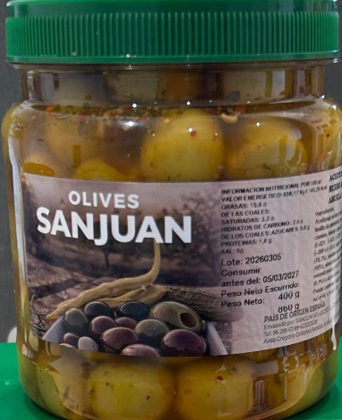 Aceitunas Aliñadas a la Mediterránea